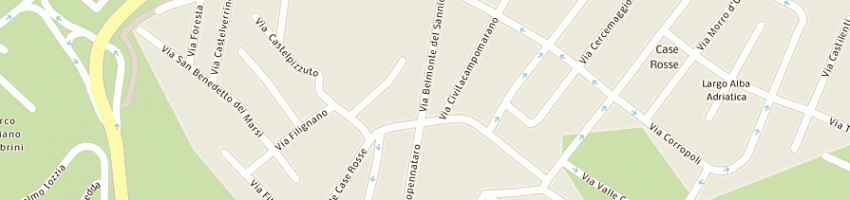 Mappa della impresa de santis donatella a ROMA