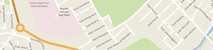 Mappa della impresa garage internazionale a RICCIONE