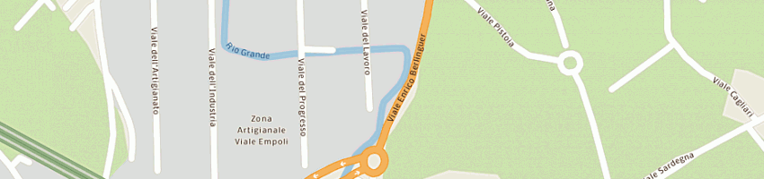 Mappa della impresa antonioli snc a RICCIONE