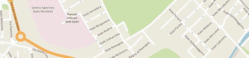 Mappa della impresa pescheria la perla di flli montemaggi snc a RICCIONE