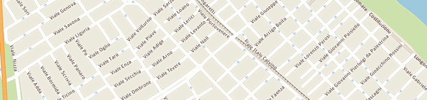Mappa della impresa tabaccheria n30 di sperindio paolo a RICCIONE