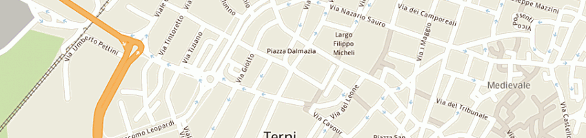 Mappa della impresa paola fiori e c snc a TERNI