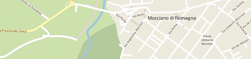 Mappa della impresa calesini mazzarini sara a MORCIANO DI ROMAGNA