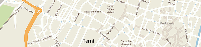 Mappa della impresa paggi e serangeli sas - di serangeli marcella e c a TERNI