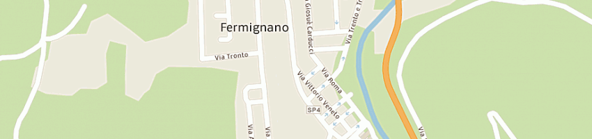 Mappa della impresa tabaccheria gostoli angela a FERMIGNANO