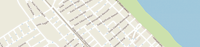 Mappa della impresa troni claudio a RICCIONE