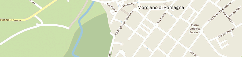 Mappa della impresa rossetti augusto e c snc a MORCIANO DI ROMAGNA