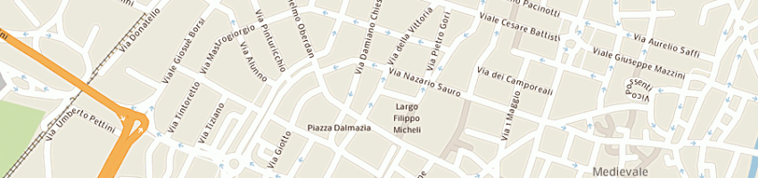 Mappa della impresa termoidraulica snc di cardinali fabrizio e c a TERNI