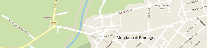 Mappa della impresa santini agostino a MORCIANO DI ROMAGNA