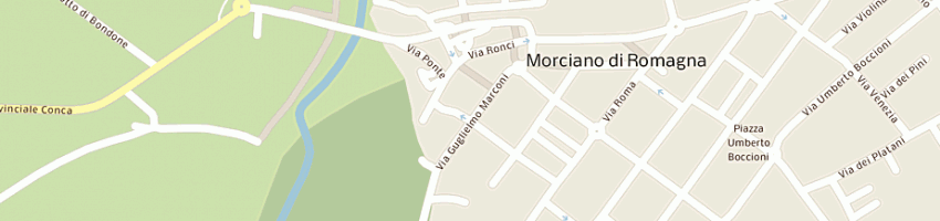 Mappa della impresa pronto pizza di mastrangelo pietro a MORCIANO DI ROMAGNA