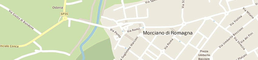 Mappa della impresa colombari mauro a MORCIANO DI ROMAGNA