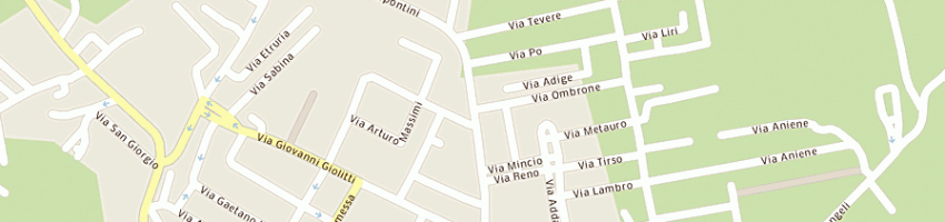 Mappa della impresa valentini valerio a MENTANA