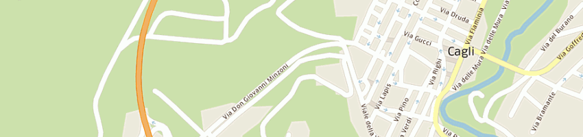 Mappa della impresa carabinieri a CAGLI