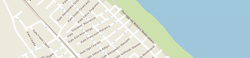 Mappa della impresa hotel alabama di matteoni e c snc a RICCIONE