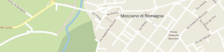 Mappa della impresa mancini fiorenzo a MORCIANO DI ROMAGNA