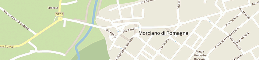 Mappa della impresa fish service di d'aloisio raffaelina a MORCIANO DI ROMAGNA