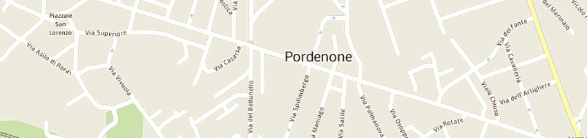 Mappa della impresa electronic service (sas) a PORDENONE