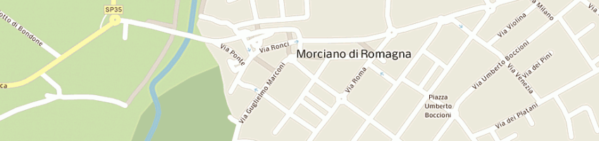 Mappa della impresa ciotti giuseppe a MORCIANO DI ROMAGNA