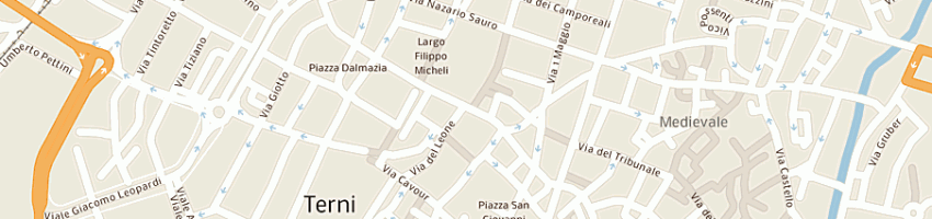 Mappa della impresa fioretti pietro a TERNI