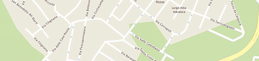 Mappa della impresa locanda del cavaliere a ROMA