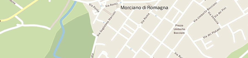 Mappa della impresa banca cassa di risparmio di cesena (spa) a MORCIANO DI ROMAGNA