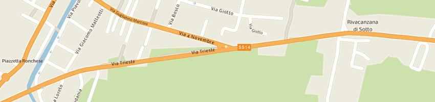 Mappa della impresa marcon francesco a CEGGIA