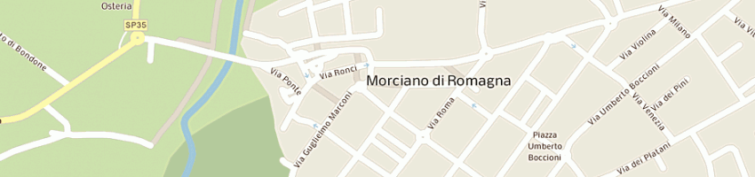 Mappa della impresa rimini calcio football club srl a RIMINI