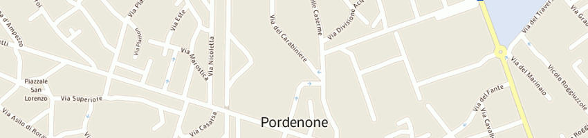 Mappa della impresa martin luciano e c(snc) a PORDENONE