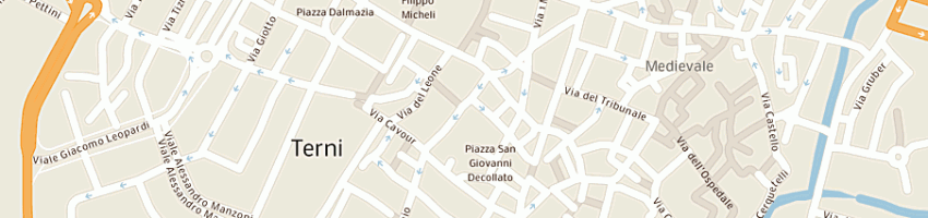 Mappa della impresa dali' di millesimi alessio a TERNI