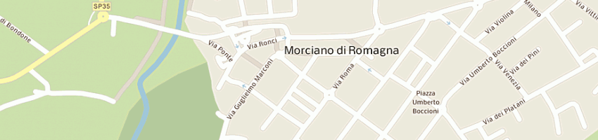 Mappa della impresa banca popolare valconca a MORCIANO DI ROMAGNA