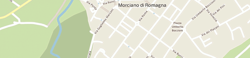 Mappa della impresa bordoni pierangelo a MORCIANO DI ROMAGNA