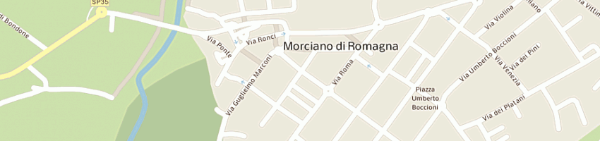 Mappa della impresa lazzarini massimo a MORCIANO DI ROMAGNA