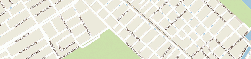 Mappa della impresa paci luciano a RICCIONE