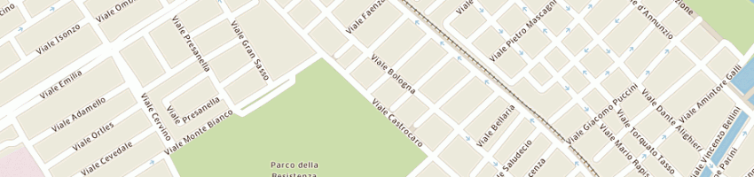 Mappa della impresa pari alice a RICCIONE