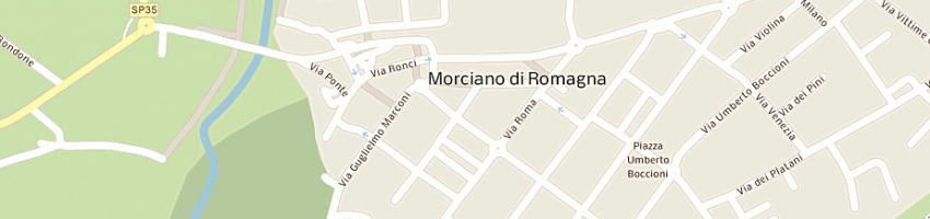 Mappa della impresa morolli silvana a MORCIANO DI ROMAGNA