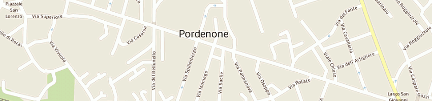Mappa della impresa bar eden a PORDENONE