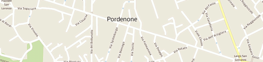 Mappa della impresa damiani roberto a PORDENONE