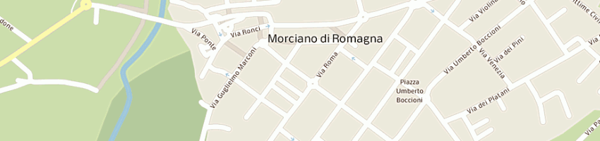 Mappa della impresa gambini store a MORCIANO DI ROMAGNA
