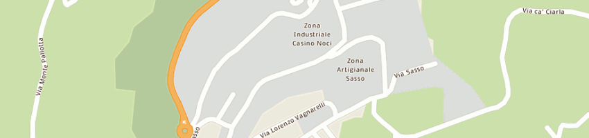 Mappa della impresa andreia costruzioni srl  a URBINO