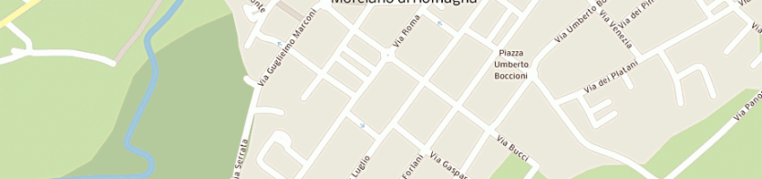 Mappa della impresa osteria al ristoro di riceci mauro a MORCIANO DI ROMAGNA
