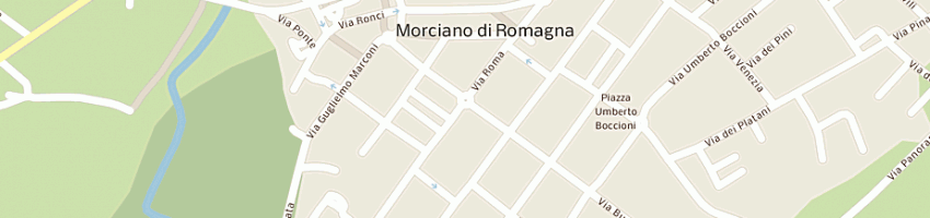 Mappa della impresa unicredit banca spa a MORCIANO DI ROMAGNA