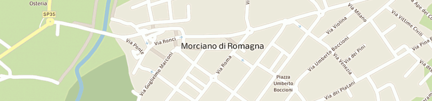 Mappa della impresa floccari tiberio a MORCIANO DI ROMAGNA