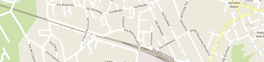 Mappa della impresa panificio flli piccinin snc a PORDENONE