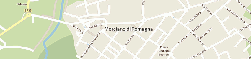 Mappa della impresa bodi projet di rattini giacomo a MORCIANO DI ROMAGNA