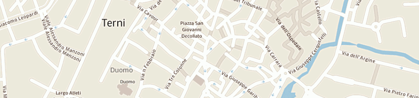 Mappa della impresa elisei roberto a TERNI