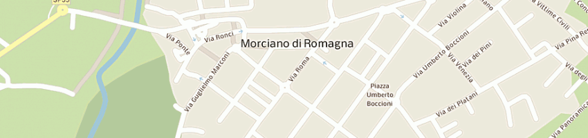 Mappa della impresa bianchi antonio a MORCIANO DI ROMAGNA
