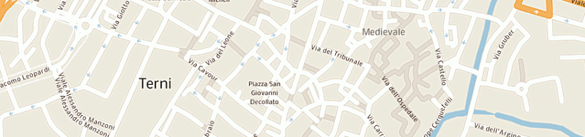 Mappa della impresa gestione condomini a TERNI
