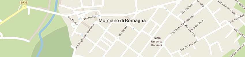 Mappa della impresa gennari filippo a MORCIANO DI ROMAGNA
