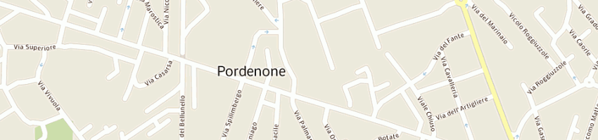 Mappa della impresa nuovo conad grigoletti di cordazzo denis e c snc a PORDENONE