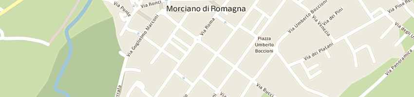 Mappa della impresa di benedetti danilo a MORCIANO DI ROMAGNA